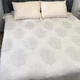 Муслиновый плед-покрывало Mallory Home 3-слойный двусторонний 210×250 см бежевый листья - изображение 6