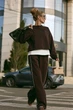 Штани джогери спортивні з кантом з лого SP007 2602578121410 L/XL Коричневий - изображение 7