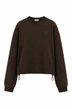 Світшот базовий з лого SP005 2602574161410 L/XL Коричневий - зображення 8