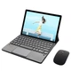 Клавиатура-подставка беспроводная Smart Keyboard + Мышка для Alldocube iPlay 9T Ukr+Eng Black - изображение 1