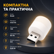 USB лампа ночник Videx LED юсб светильник 1W Комплект 4ШТ - изображение 5