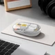 Компьютерная мышь Hoco беспроводная бесшумная 2.4G + Bluetooth 800–1200–1600 DPI белая (GM35) - изображение 4