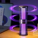 Лампа-пастка для комарів LY-936 USB безшумна з функцією нічника та електричної сітки 3000 В, чорна - изображение 1