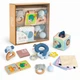 Розвивальний набір іграшок для немовлят Goodevas BabyBox 3-6 місяців - зображення 1