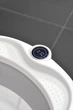 Складная детская ванночка с подставкой, термометром и вкладышем Kidoro Wave TB-325X Grey - изображение 7