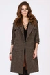 Пальто жіноче з рукавом 3/4 X-Woyz PL-8831-26 58309 XS коричневий - изображение 1
