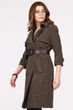 Пальто жіноче з рукавом 3/4 X-Woyz PL-8831-26 58309 XS коричневий - изображение 3