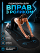 Коврик для йоги фитнеса пилатеса спорта силиконовый TPE антискользящий мат для занятий гимнастическим роликом с разметкой 128х61х6 см - изображение 9