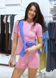 Женские бесшовные шорты из микрофибры с широким V-образным поясом Giulia SHORTS FLOW S/M Pink-rosa, для спорта, комфортные - изображение 11