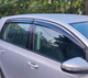 Ветровики на окна с хромом (4 шт, Niken) для Volkswagen Golf 6 2008-2014 гг - изображение 2