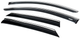 Ветровики на окна с хромом (4 шт, Niken) для Opel Corsa F 2019-2024 гг - изображение 2