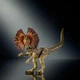 Динозавр Дилофозавр Мир Юрского Периода Jurassic World Hammond Collection Dilophosaurus Mattel JKM93 - изображение 3