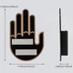 Подсветка автомобильная LED-ладонь на заднее стекло + пульт, Hand Light / Светодиодная рука с жестами на авто - изображение 9