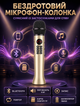 Беспроводной микрофон с мощным динамиком 9Вт для караоке Bluetooth Magic Karaokе L 598 портативный, с LED экраном и шумоподавлением Золотой - изображение 5