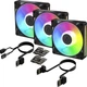 Набор вентиляторов Arctic BioniX P14 A-RGB 140 мм 3-Pack Black (ACFAN00341A) - изображение 1