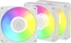 Набор вентиляторов Arctic BioniX P12 A-RGB 120 мм 3-Pack White (ACFAN00338A) - изображение 2