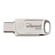USB флеш накопитель Wibrand 256GB Bee Silver USB 3.2/Type-C (WI3.2TC/BE256TC039S) - изображение 1