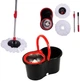 Швабра с ведром и автоматической отжимом Spin Mop 360 10 л Черная - изображение 2