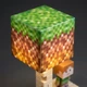 Нічник Майнкрафт (світильник Minecraft) 18 см. «Блок трави» - зображення 3