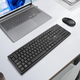 Беспроводной комплект клавиатура и мышь Rii RK211 Black, QWERTY, полноразмерная, тихая, 2.4 ГГц, для ПК, Mac, Smart TV - изображение 9