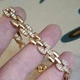 Браслет Xuping Jewelry 9мм довжина 17-19см медичне золото позолота 18К 2414 - зображення 2