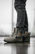 Кроссовки зимние мужские Ni Lunar 1 Duckboot 17 Green мех / Най Лунар Дакбут зеленые с мехом 44 - изображение 2