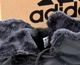 Кросівки зимові чоловічі Adi Yeezy Boost 500 black з хутром / Аді Ізі буст 500 чорні на хутрі 43 - зображення 2
