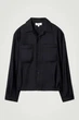 Сорочка блейзер чоловіча COS wool-flannel overshirt 1256066002 L Темний Синій - зображення 8