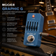 Гитарная педаль эквалайзер Mooer Graphic G MEQ1, 5-полосный EQ, True Bypass, регулировка ±18 дБ, металлический корпус - изображение 1