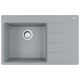 Мийка кухонна з крилом Franke Centro CNG 611-78 TL прямокутна фраграніт 780 x 500 мм Stone Grey (114.0630.477) - зображення 2