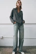Сорочка в клітинку Zara 5344/015 S - зображення 4