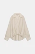 Сорочка оверсайз з льону Zara 3115/793 S - изображение 6
