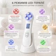 Микротоковый массажер для лица с эффектом Lift Up Beauty instrument электромиостимуляция светотерапия RF - лифтинг - изображение 3