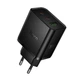Зарядне HOCO GaN N75 2xType-C 1xUSB PD65W чорне - изображение 8