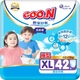 Трусики-подгузники Goo.N Slim & Comfortable Размер 5 XL 12-17 кг 42 шт (21001093) (4902011840681) - изображение 1