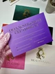 Подарочные сертификаты Beauty Card фиолетовые с объемным золотом Soft Touch (минимальный заказ 5 шт) - изображение 4