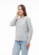 Лонгслив женский Наталюкс 2XL серый (4123582045061) - изображение 3