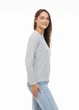 Лонгслив женский Наталюкс 2XL серый (4123582045061) - изображение 4