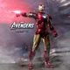 Фигурка Железного Человека Marvel, юбилейная светящаяся версия к 10-летию, модель Железного Человека MK6, украшение, подарок на день рождения для мальчиков. - зображення 3