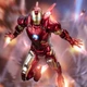 Фігурка Marvel Iron Man, версія з підсвічуванням MK7, іграшкова модель, подарунок на день народження для хлопчиків - зображення 6