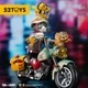 Фігурка 52TOYS «Том і Джеррі» ретро на мотоциклі, подарункова - зображення 3