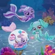 Игрушка ZURU Pet Lively Mermaid с подсветкой и звуком, сюрприз в закрытой коробке, подарок на день рождения для мальчиков и девочек. - изображение 5