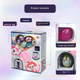 Аксесуари для сліпих коробок DanBaoLe Gacha, іграшка своїми руками, подарунок для дівчаток - мила машина Gacha + 12 щасливих яєць - зображення 10
