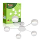 Люстра стельова на 5 ламп 5хGX70 біла EUROLAMP (LED-LR-5хGX70(white)) - зображення 1