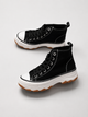 Высокие кеды в стиле Converse Женские Navigator Черно-белый 36 (23,5 cм) Код: B26348 black-white - изображение 5