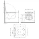 Унитаз подвесной Qtap Taurus Ultra Quiet 515×360×350 мм, White, с сиденьем Slim Duroplast / Soft-close / Quick Release QTTAU26W49116 - изображение 2