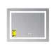 Зеркало Lidz Kubis (KU2) 800х600 с часами, с LED-подсветкой Touch, с антизапотеванием, с диммером, рег. яркости LDKU800600CL48281 - изображение 3