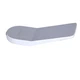 Ручка картриджа Qtap (42x109,2x34,3) для смесителей Presto Chrome/White QTPRE421092343CRW50514 - изображение 1