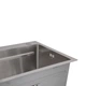 Мийка для кухні інтегрована Lidz Handmade H7545 Brushed Steel 3,0/1,0 мм LDH7545BRU49457 - зображення 7