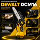 Аккумуляторная минипила DCM16 48V 6Ah, цепная пила 200 мм для веток и сада, 12 м/с, 2 АКБ - изображение 3